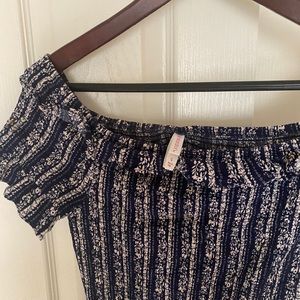 Jumpsuit with flare leg. Worn once.